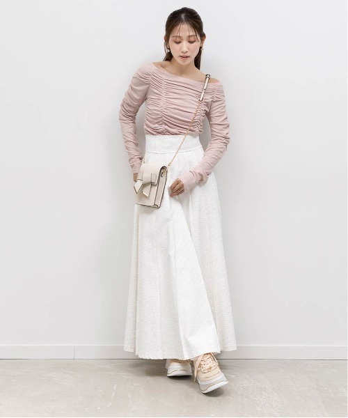 RANDA(ランダ)の「リボンベルトミニショルダーバッグ(ショルダーバッグ・レディース・アイボリー/ブラック/グレイッシュベージュ・FREE)」の8枚目の写真