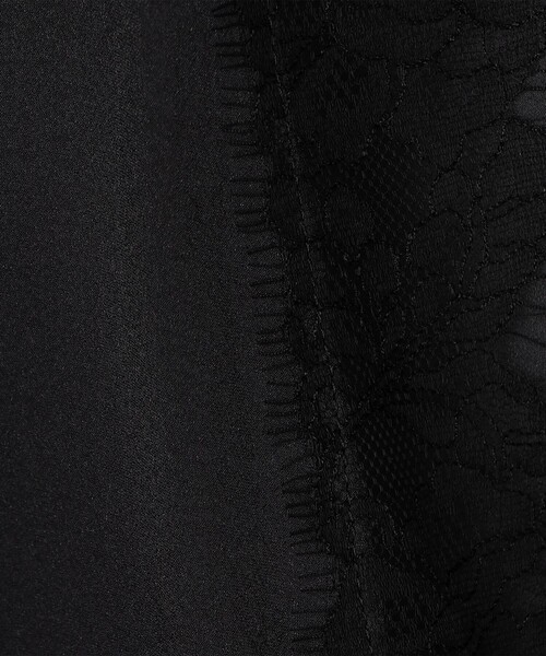 NOLLEY’S Sophi（ノーリーズソフィ）の「ウォッシャブルレーストリミングオーガンジーブラウス（シャツ/ブラウス・レディース・ブラック/オフホワイト・38）」の3枚目の写真