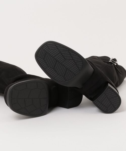 MISCH MASCH（ミッシュマッシュ）の「2025秋冬新作 一部店舗限定 2wayスエードカバーブーツ（ブーツ・レディース・ブラック・M/L）」の3枚目の写真