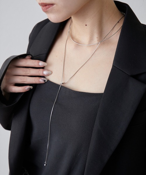 Lui's（ルイス）の「リングバランスネックレス（ネックレス・レディース・ゴールド/シルバー・FREE）」の3枚目の写真