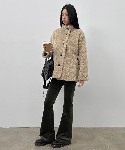 BLACKUP（ブラックアップ）の「[MADE] ローライズコーデュロイブーツカットパンツ（その他パンツ・レディース・カーキ/ブラック・SMALL/MEDIUM）」の8枚目の写真