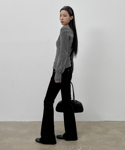 BLACKUP（ブラックアップ）の「[MADE] ローライズコーデュロイブーツカットパンツ（その他パンツ・レディース・カーキ/ブラック・SMALL/MEDIUM）」の11枚目の写真