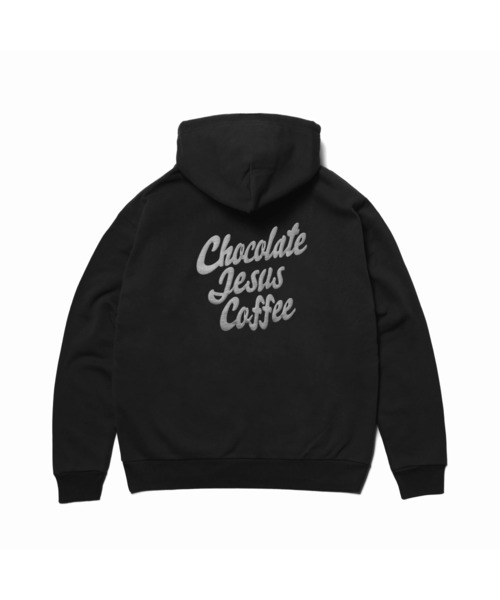 Chocolate Jesus Coffee(チョコレートジーザスコーヒー)の「COFFEE PUFF LOGO HOODIE(パーカー・メンズ・ネイビー/ブラウン/アッシュ/ブラック・MEDIUM/LARGE/X-LARGE/SMALL/XX-LARGE)」の5枚目の写真