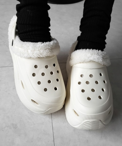 me+em select(ミームセレクト)の「【 2color 】厚底スニーカーソールボアクロッグサンダル / platform sneaker sole boa clog sandals(その他シューズ・レディース・ブラック/アイボリー・LARGE/MEDIUM/SMALL)」の16枚目の写真