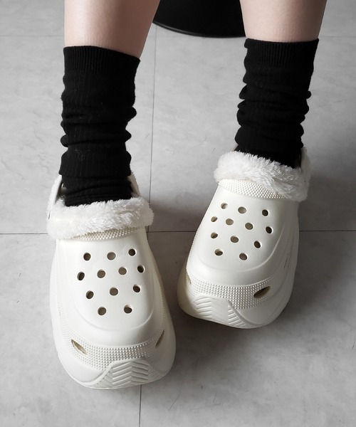 me+em select(ミームセレクト)の「【 2color 】厚底スニーカーソールボアクロッグサンダル / platform sneaker sole boa clog sandals(その他シューズ・レディース・ブラック/アイボリー・LARGE/MEDIUM/SMALL)」の17枚目の写真