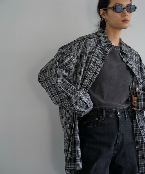 meilmada（メイルマダ）の「ソフトベロアロンT（Tシャツ/カットソー・レディース・チャコールグレー/アイボリー・FREE）」の22枚目の写真