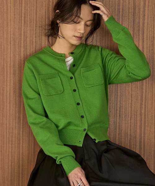 meilmada（メイルマダ）の「ソフトベロアロンT（Tシャツ/カットソー・レディース・チャコールグレー/アイボリー・FREE）」の12枚目の写真