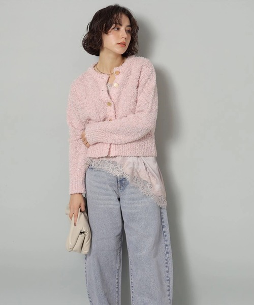 ピンクトッピングカーブデニム（その他パンツ）｜Arpege story