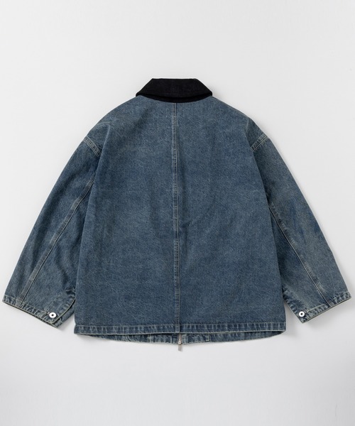 SERENO(セレーノ)の「バイカラーデニムジャケット(デニムジャケット・レディース・インディゴブルー・ONESIZE)」の15枚目の写真