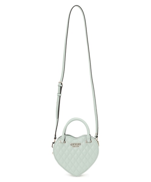 Guess(ゲス)の「ATABEY Heart Bag ハンドバッグ (ショルダーバッグ・レディース・イエロー/グリーン/ブラック/オフホワイト・ONE SIZE)」の11枚目の写真