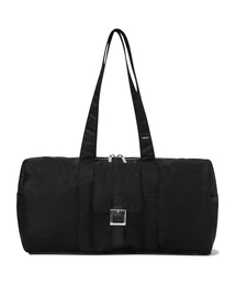 クローバーハートグロッシー円筒バッグ Black