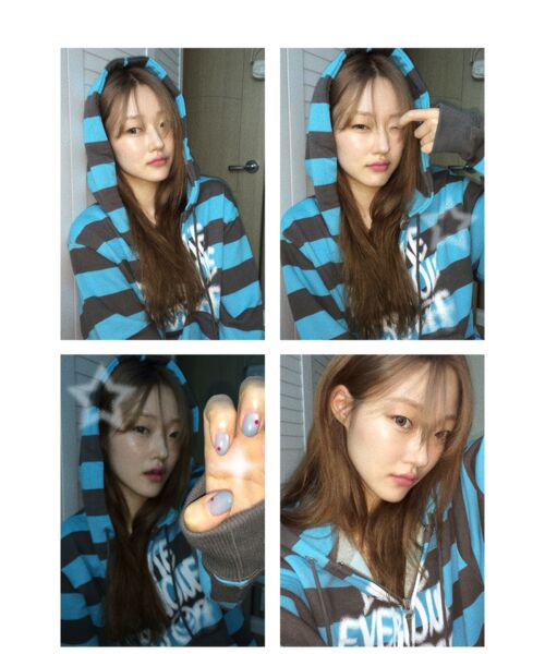 ISTKUNST（イストクンスト）の「PISS OFF ST HOOD ZIP UP_BLUE(IK2EFMM483A)（パーカー・レディース・その他・S/M/L）」の5枚目の写真