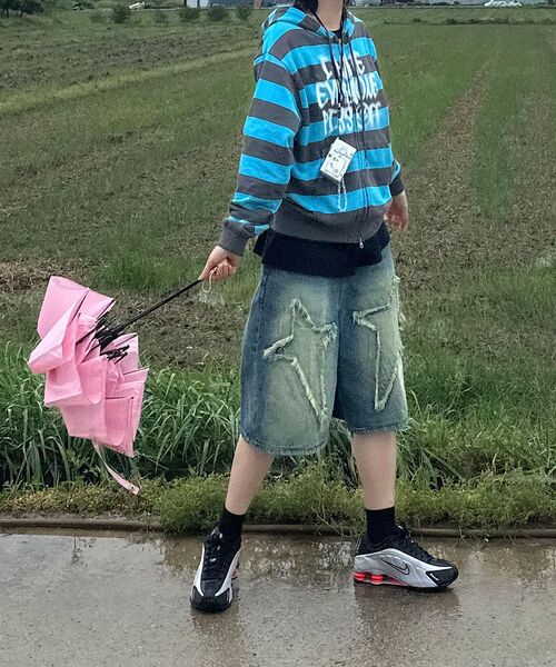 ISTKUNST（イストクンスト）の「PISS OFF ST HOOD ZIP UP_BLUE(IK2EFMM483A)（パーカー・レディース・その他・S/M/L）」の8枚目の写真
