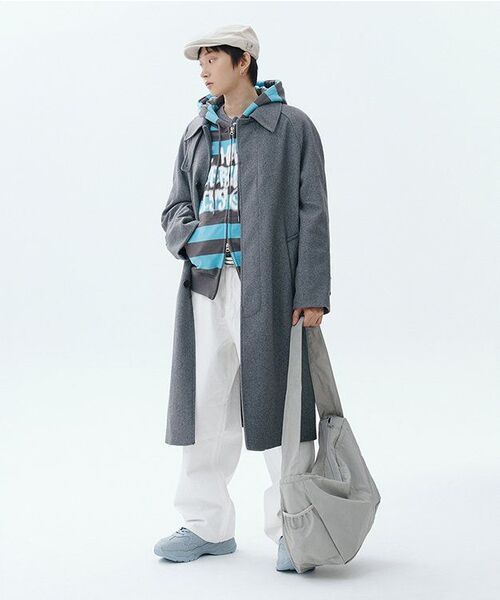 ISTKUNST（イストクンスト）の「PISS OFF ST HOOD ZIP UP_BLUE(IK2EFMM483A)（パーカー・レディース・その他・S/M/L）」の9枚目の写真