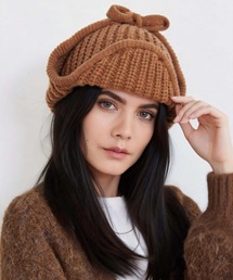 MAISON DE THERESE（メゾン ド テレーズ）の「紐付き　ニット帽/キャップ（キャップ）」