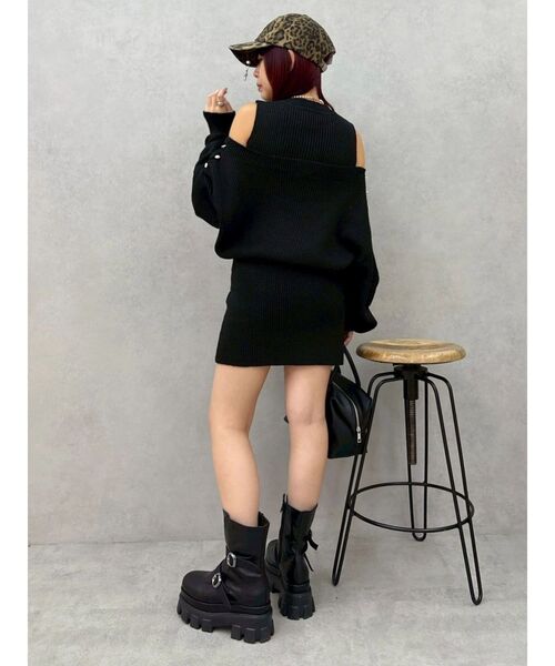 EVRIS(エヴリス)の「アメスリセットアンサンブルワンピース(ワンピース・レディース・ブルー/アイボリー/ブラック・FREE)」の18枚目の写真