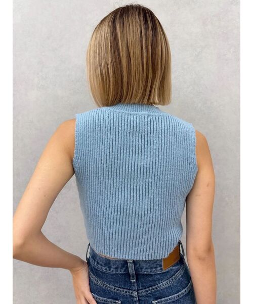 EVRIS(エヴリス)の「アメスリセットアンサンブルワンピース(ワンピース・レディース・ブルー/アイボリー/ブラック・FREE)」の22枚目の写真