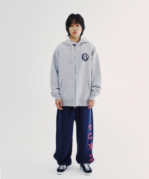 99 PUNK SWEATPANTS_NAVY(IK2EFMPA00A)（スウェットパンツ）｜ISTKUNST