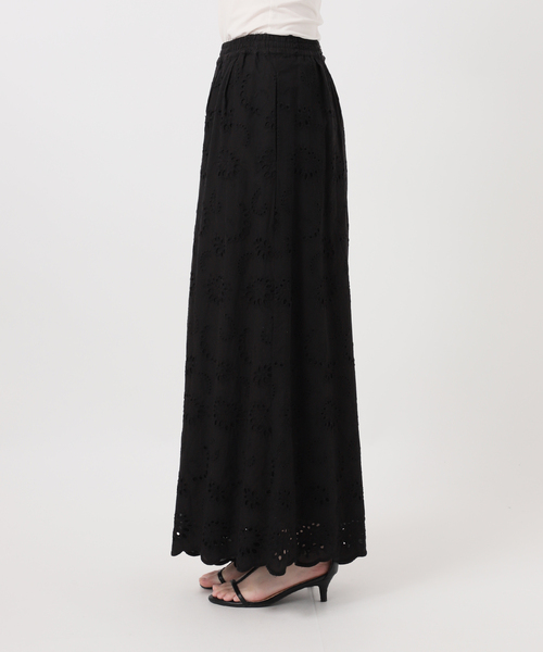 B.C STOCK（ベーセーストック）の「《追加4》手洗い可 / アイレットレイヤーイージーワイドパンツ（その他パンツ・レディース・ブラック/ホワイト・FREE）」の16枚目の写真