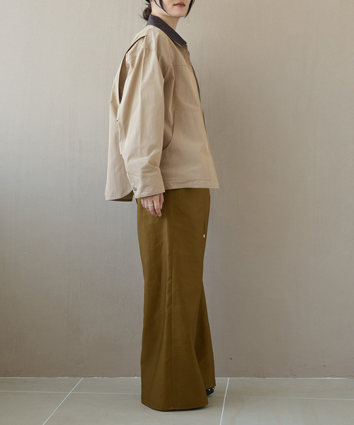 IENA LA BOUCLE（イエナラブークル）の「IENA LA BOUCLE コットンサテンイージーパンツ（その他パンツ・レディース・ブラック/ベージュ/ブラウン・40/38/36/34）」の8枚目の写真