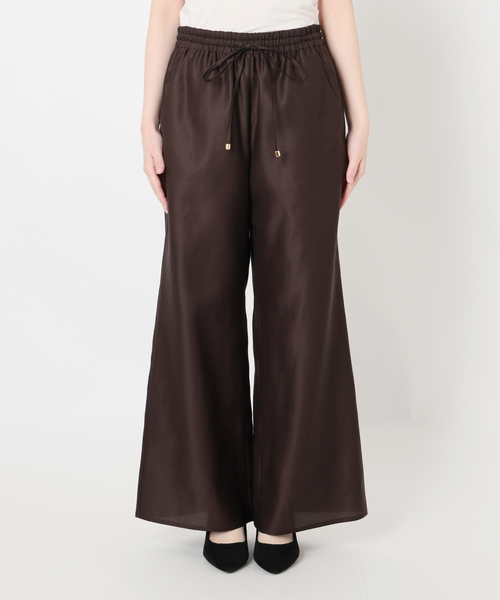 IENA LA BOUCLE（イエナラブークル）の「IENA LA BOUCLE コットンサテンイージーパンツ（その他パンツ・レディース・ブラック/ベージュ/ブラウン・40/38/36/34）」の19枚目の写真