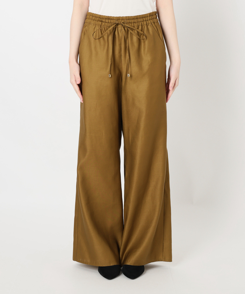 IENA LA BOUCLE（イエナラブークル）の「IENA LA BOUCLE コットンサテンイージーパンツ（その他パンツ・レディース・ブラック/ベージュ/ブラウン・40/38/36/34）」の21枚目の写真