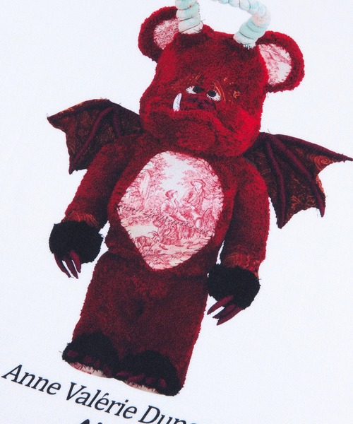 MEDICOM TOY LIFE ENTERTAINMENT（メディコムトイライフエンターテイメント）の「[Anne Valerie Dupond] BE@RBRICK TEE Design-A（Tシャツ/カットソー・レディース・ホワイト・MEDIUM/LARGE/X-LARGE）」の2枚目の写真