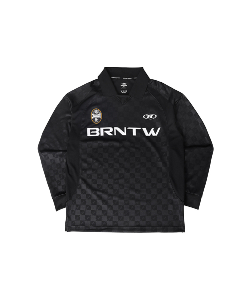 BORN TO WIN（ボーントゥウィン）の「MONOGRAM SOCCER JERSEY [BLACK]（Tシャツ/カットソー・メンズ・その他・1/2/3）」の2枚目の写真