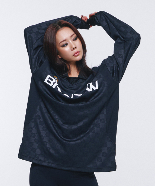 BORN TO WIN（ボーントゥウィン）の「MONOGRAM SOCCER JERSEY [BLACK]（Tシャツ/カットソー・メンズ・その他・1/2/3）」の10枚目の写真
