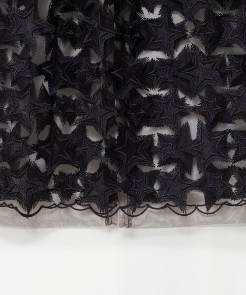 Rie Miller（リエミラー）の「45th limited editionウォッシャブルスターフリンジタイトスカート（スカート・レディース・ブラック/ホワイト・38）」の17枚目の写真