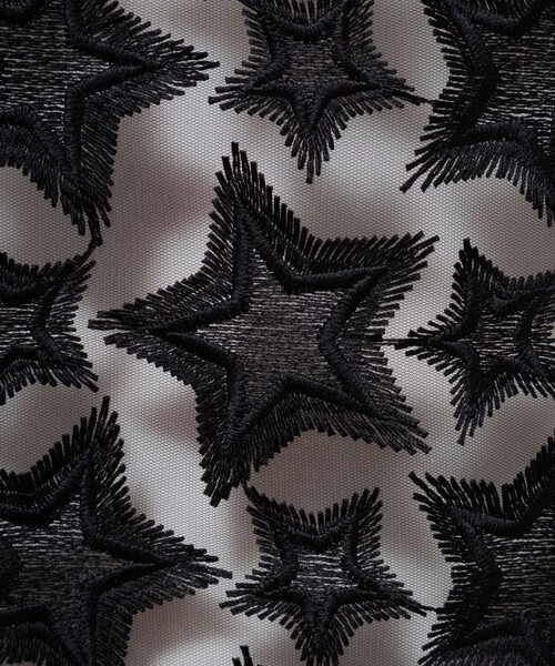 Rie Miller（リエミラー）の「45th limited editionウォッシャブルスターフリンジタイトスカート（スカート・レディース・ブラック/ホワイト・38）」の20枚目の写真