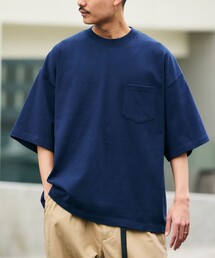 FREAK'S STORE（フリークスストア）の「限定展開 9オンス Heavyweight ビッグシルエット クルーネック ポケットTシャツ/ヘビーウェイト（Tシャツ/カットソー）」