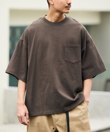 FREAK'S STORE（フリークスストア）の「限定展開 9オンス Heavyweight ビッグシルエット クルーネック ポケットTシャツ/ヘビーウェイト（Tシャツ/カットソー）」