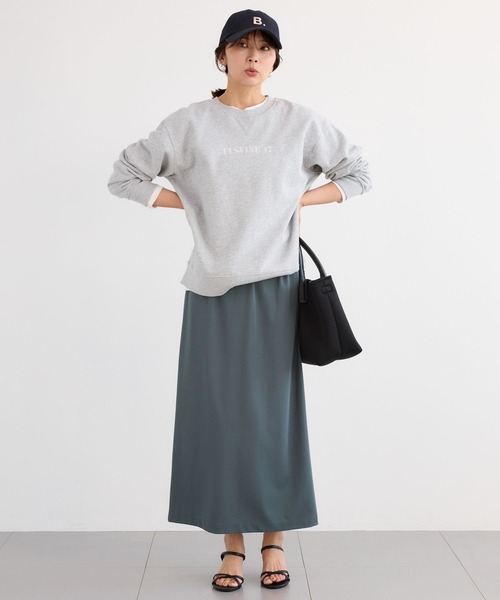 BARNYARDSTORM（バンヤードストーム）の「BARNYARDSTORM / 裏毛ステンシルロゴプルオーバー（スウェット・レディース・ピンク/グレー・FREE）」の9枚目の写真