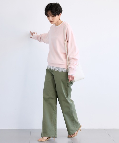 BARNYARDSTORM（バンヤードストーム）の「BARNYARDSTORM / 裏毛ステンシルロゴプルオーバー（スウェット・レディース・ピンク/グレー・FREE）」の14枚目の写真