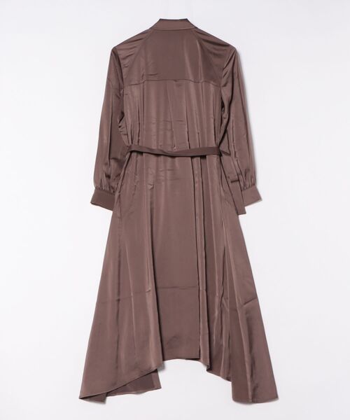 ALLSAINTS(オールセインツ)の「LEXI MIDI DRESS | LEXI ミディ ドレス・ワンピース(ワンピース・レディース・ブラウン系その他・4/8/10)」の8枚目の写真