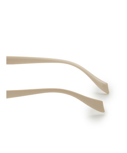 emmi（エミ）の「オーバルキャットアイフレームサングラス（サングラス・レディース・クリア/ブラウン/アイボリー・F）」の9枚目の写真