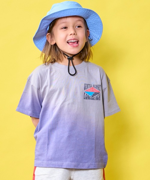 MARKEY'S(マーキーズ)の「段染めタイダイTee(Tシャツ/カットソー・キッズ・イエロー/グリーン/ピンク/パープル・100/130/120/95/90/80/110/150/140)」の3枚目の写真