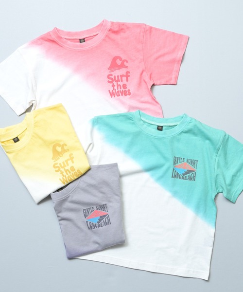 MARKEY'S(マーキーズ)の「段染めタイダイTee(Tシャツ/カットソー・キッズ・イエロー/グリーン/ピンク/パープル・100/130/120/95/90/80/110/150/140)」の5枚目の写真