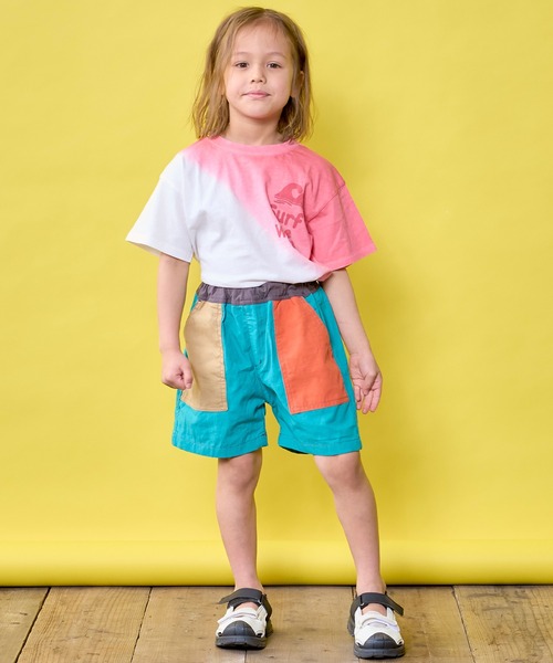 MARKEY'S(マーキーズ)の「段染めタイダイTee(Tシャツ/カットソー・キッズ・イエロー/グリーン/ピンク/パープル・100/130/120/95/90/80/110/150/140)」の8枚目の写真