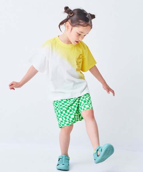 MARKEY'S(マーキーズ)の「段染めタイダイTee(Tシャツ/カットソー・キッズ・イエロー/グリーン/ピンク/パープル・100/130/120/95/90/80/110/150/140)」の15枚目の写真