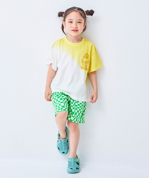 MARKEY'S(マーキーズ)の「段染めタイダイTee(Tシャツ/カットソー・キッズ・イエロー/グリーン/ピンク/パープル・100/130/120/95/90/80/110/150/140)」の16枚目の写真