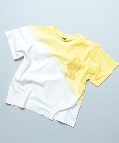 MARKEY'S(マーキーズ)の「段染めタイダイTee(Tシャツ/カットソー・キッズ・イエロー/グリーン/ピンク/パープル・100/130/120/95/90/80/110/150/140)」の14枚目の写真