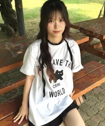 ◇CATSAVETHEWORLD◇ブランド直輸入正規品/ミョウ シグネチャーアートワーク 半袖Tシャツ MYOW SIGNATURE ART WORK HALF T