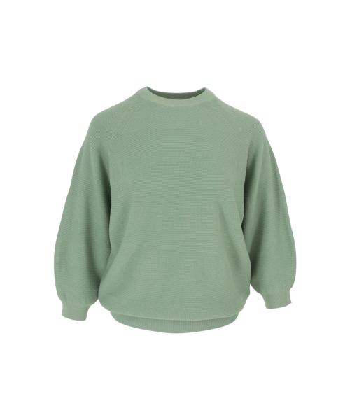 VASCARA(バスカラ)の「Raglan Round Neck Capri Knitwear (6colors)(ニット/セーター・レディース・コーラル/クリーム/ライトイエロー/ブラック/ライトピンク/カーキ・FREE)」の10枚目の写真