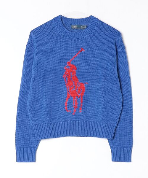 Big Pony コットン クルーネック セーター(ニット/セーター)|POLO Big Pony コットン クルーネック セーター(ニット/セーター)|POLO