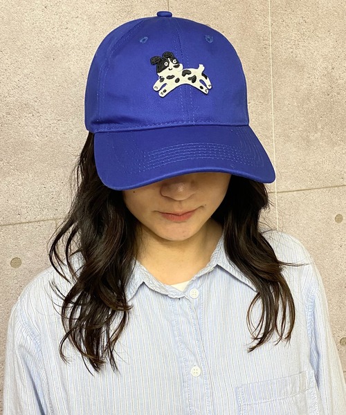 NANEA（ナネア）の「犬モチーフワッペンキャップ（キャップ・レディース・ブラウン/グリーン/レッド/ベージュ/ブルー/アイボリー/ブラック/カーキ・フリー）」の18枚目の写真