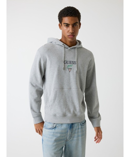 GUESS JEANS(ゲスジーンズ)の「GUESS JEANS Regular Baker Logo Hoodie パーカー(パーカー・メンズ・ホワイト/グレー/ブラック・X-LARGE/LARGE/MEDIUM/SMALL)」の3枚目の写真