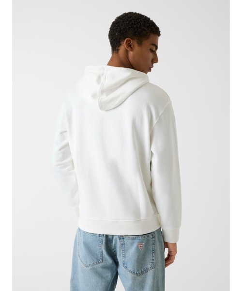 GUESS JEANS(ゲスジーンズ)の「GUESS JEANS Regular Baker Logo Hoodie パーカー(パーカー・メンズ・ホワイト/グレー/ブラック・X-LARGE/LARGE/MEDIUM/SMALL)」の4枚目の写真