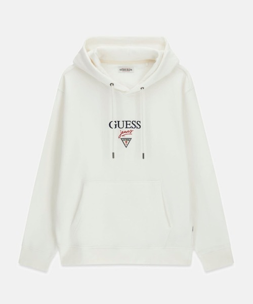GUESS JEANS(ゲスジーンズ)の「GUESS JEANS Regular Baker Logo Hoodie パーカー(パーカー・メンズ・ホワイト/グレー/ブラック・X-LARGE/LARGE/MEDIUM/SMALL)」の7枚目の写真